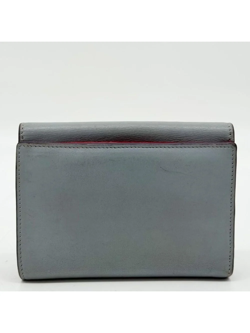 Fendi Peekaboo Selleria Turnlock Bifold Compact Wallet